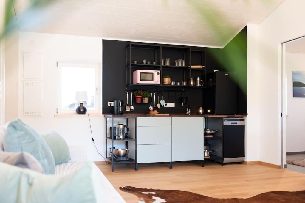 Exklusives Design-Apartment & Sauna Warngau Exteriör bild